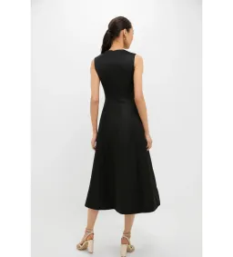 Leo Lin Cleo Embellished Sleeveless Midi Dress White Rose Print Size AU 14  for rent on The Volte - image 3