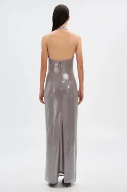 Misha Alusia Sequin Maxi Dress Size 8  for rent on The Volte - image 3