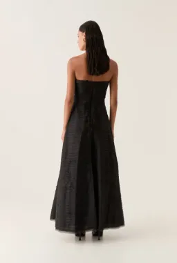 Aje Soundscape Maxi Dress Black Size 8 for rent on The Volte - image 2