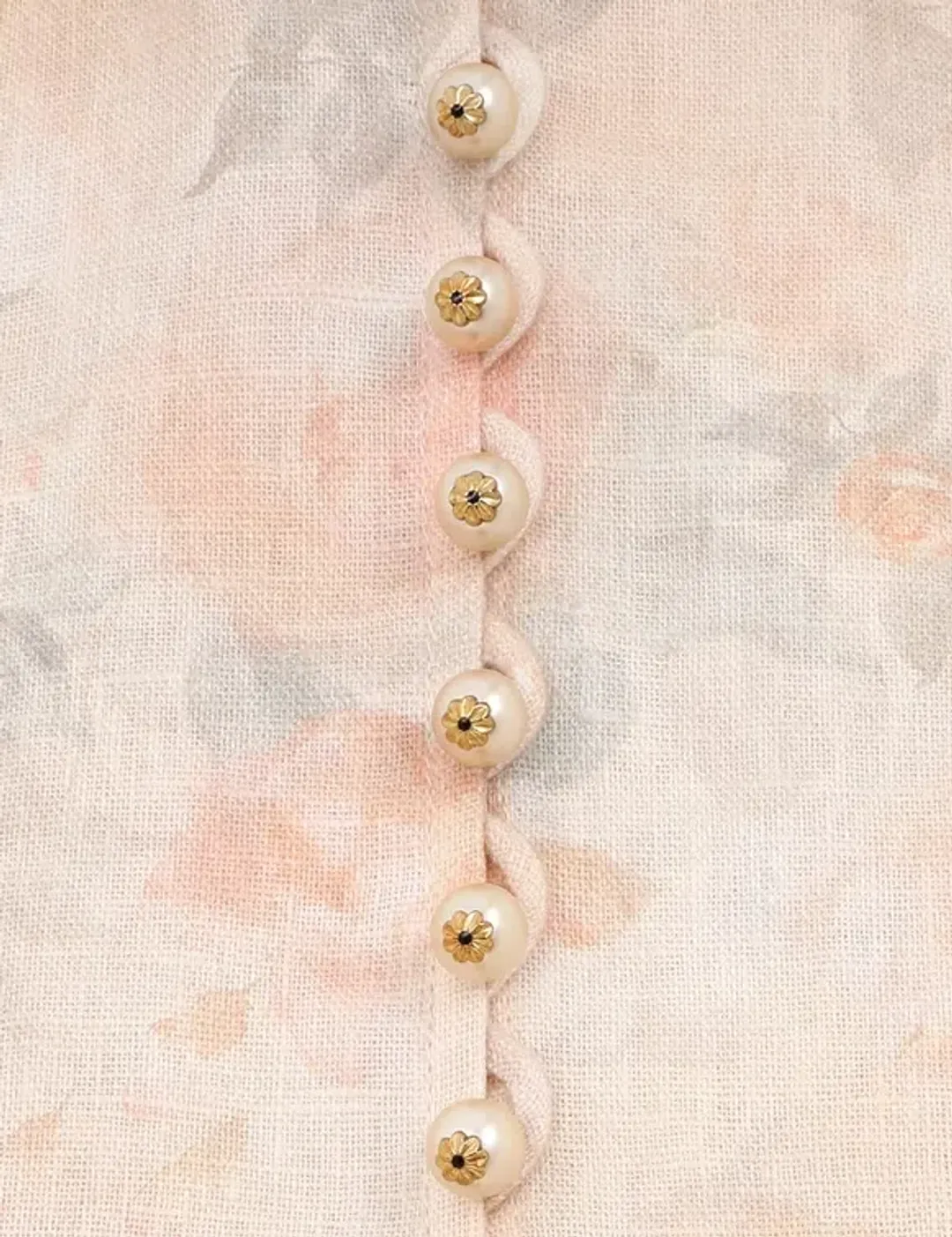 Zimmermann Crush Buttoned Midi Dress Size AU 14 for rent on The Volte - main image