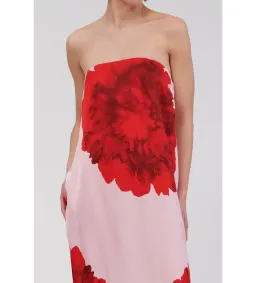 Suboo Emilia Bustier Maxi Dress Pink Floral Size M AU 10 for rent on The Volte - image 4