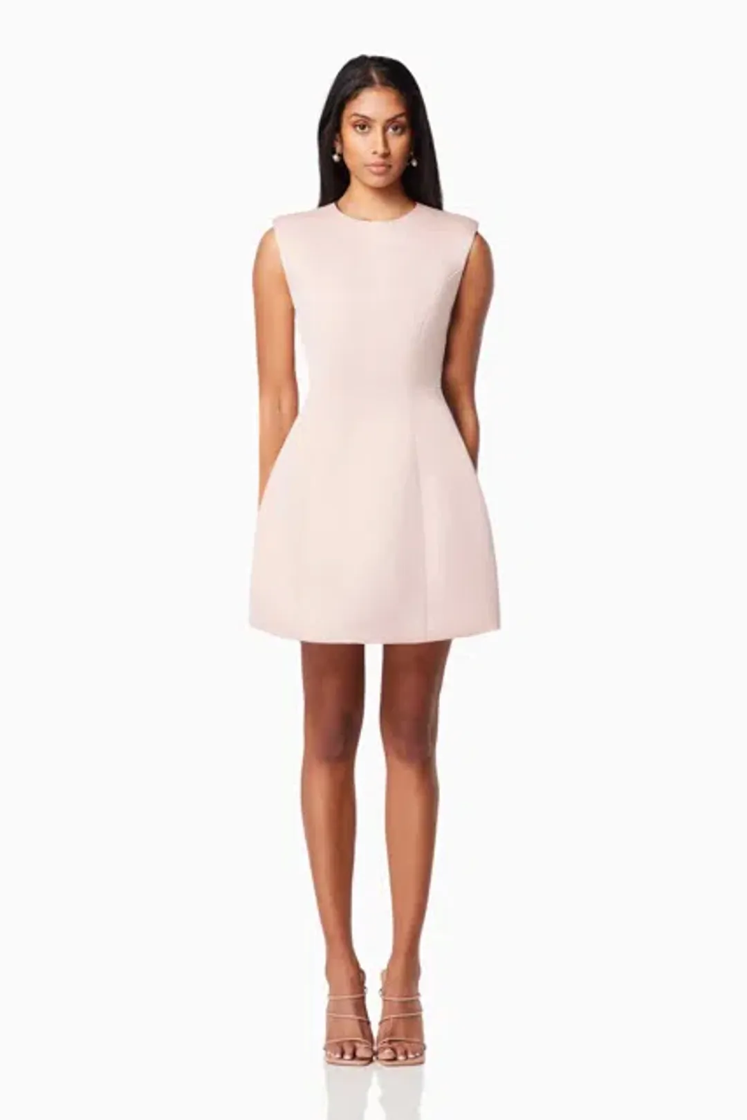 Elliatt Pop Dress Blush Mini Dress Size AU 10 for rent on The Volte - main image