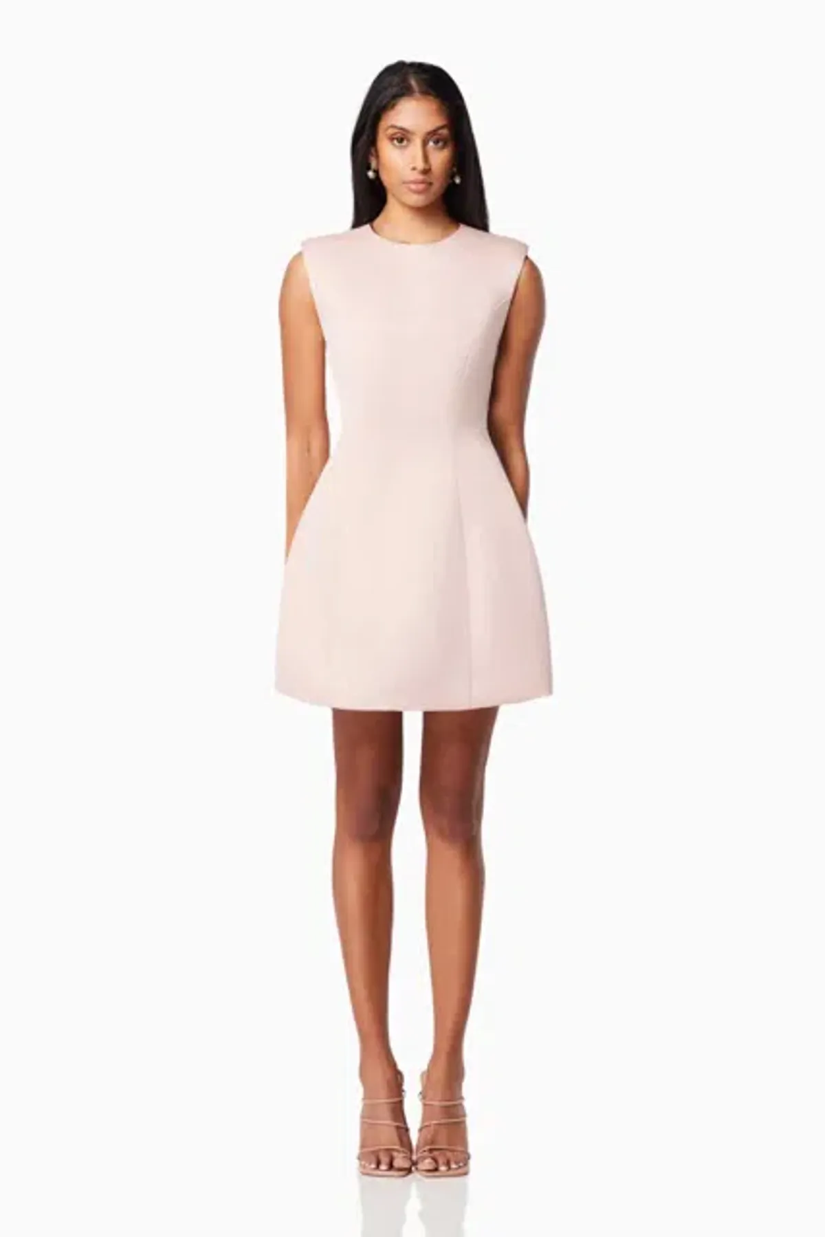 Elliatt Pop Dress Blush Mini Dress Size AU 10 for rent on The Volte - main image