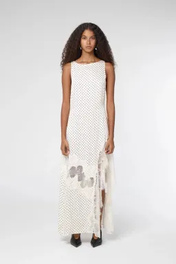 Third Form Visions Lace Frill Dress Cream Polka Dot Size AU 12  for rent on The Volte - image 1