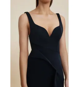 Acler Gowrie Midi Dress in Black Buy Size AU 8 for rent on The Volte - image 4