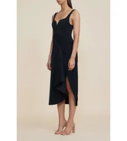 Acler Gowrie Midi Dress in Black Buy Size AU 8 for rent on The Volte - image 2