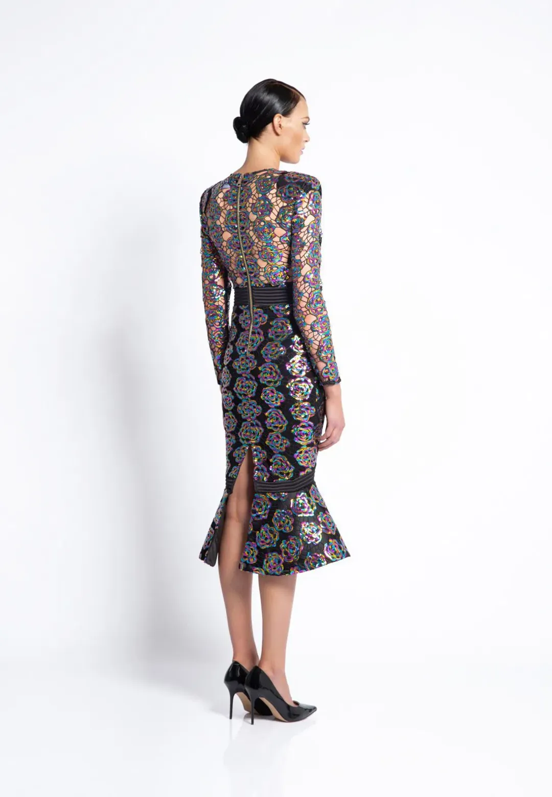 Zhivago Mokai Nights Midi Dress in Multi Size 8 for rent on The Volte - main image