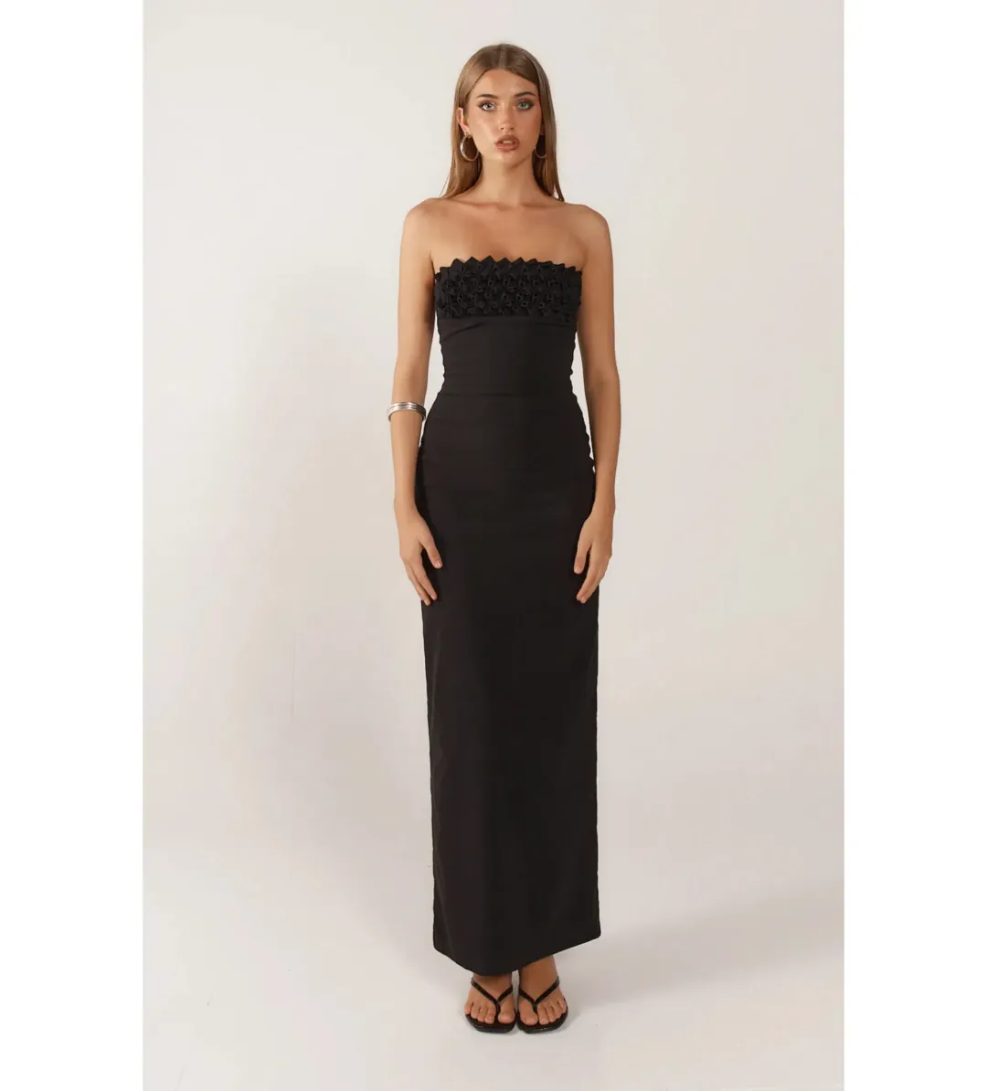 Ance Gria Margo Maxi Dress in Black Size L / AU 12 for rent on The Volte - main image