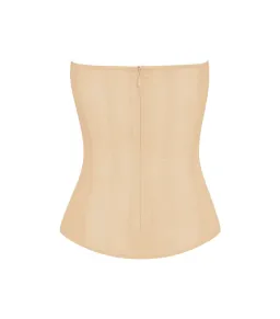 Leau Muse Mesh Corset Top Tan Size M / AU 10 for rent on The Volte - image 4
