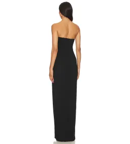 Amanda Uprichard Puzzle Gown Black Size XS/AU 6 for rent on The Volte - image 3