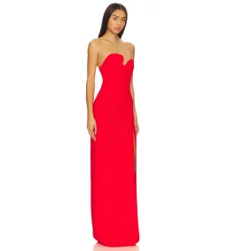 Amanda Uprichard Puzzle Gown Crimson Size L/AU 12 for rent on The Volte - image 2