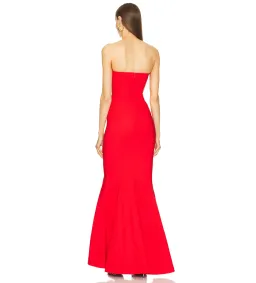 Michael Costello Billie Gown Red Size XS/AU 6 for rent on The Volte - image 3