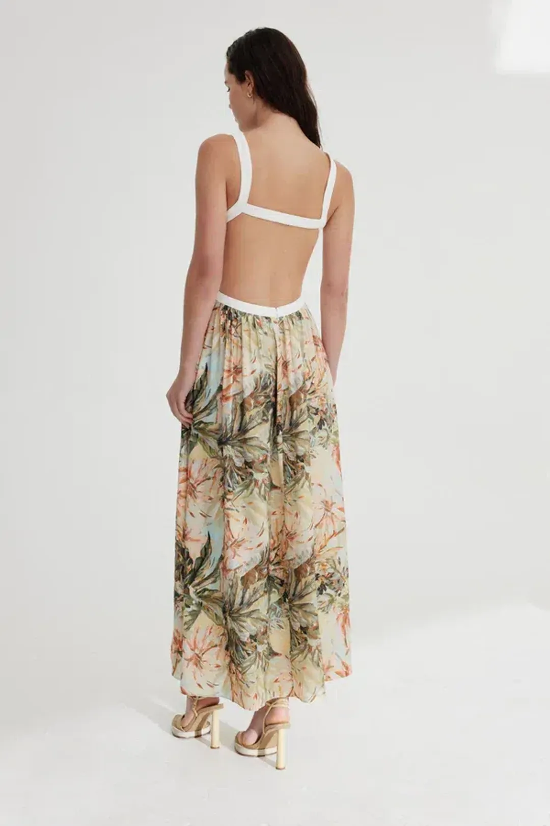 Significant Other Marino Dress in Painted Floral Size 8 for rent on The Volte - main image