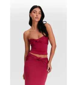 Sasha Therese Naya Top and Mila Maxi Skirt Set Cherry Red Size M AU 10 for rent on The Volte - image 4