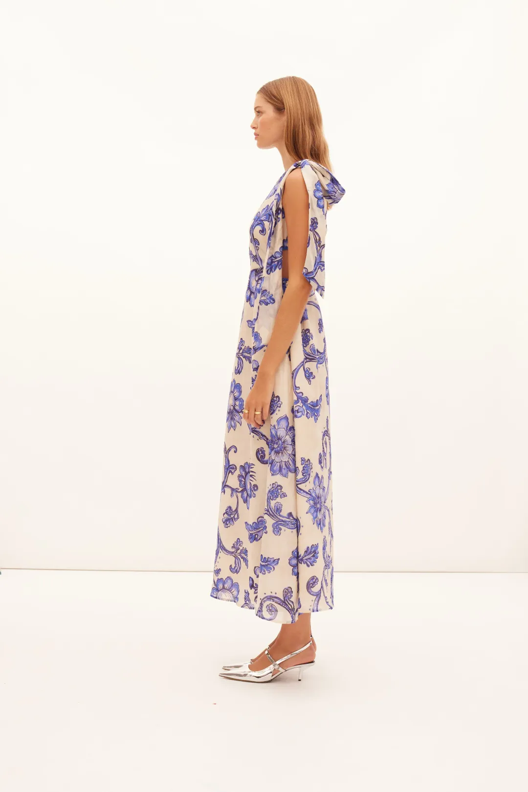 Kate Ford Bartley Tie Cut Gown for rent on The Volte - main image