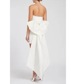 Rebecca Vallance Daphne Mini Dress Ivory Size AU 8 for rent on The Volte - image 4