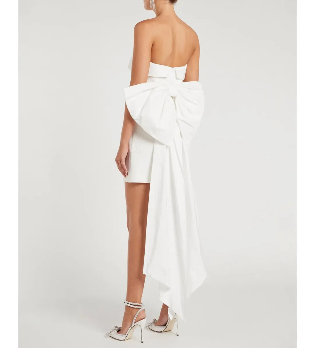 Rebecca Vallance Madeline Mini Dress Ivory Size AU 12 for rent on The Volte - main image