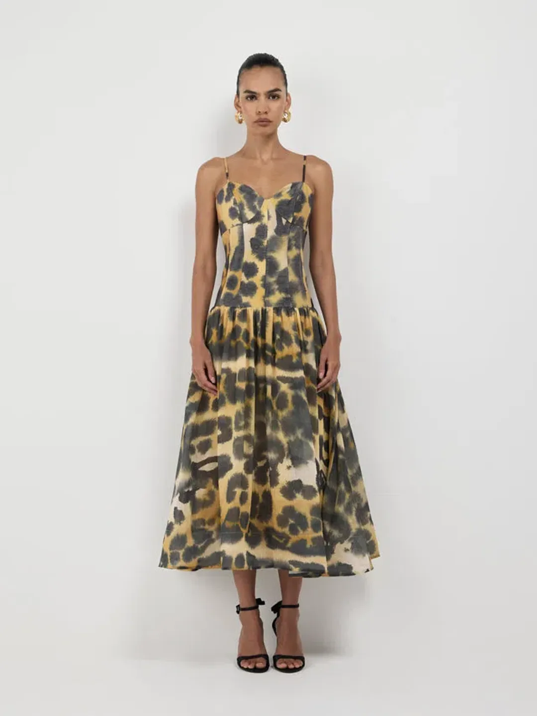 Sheike Feline Midi Dress Size AU 12 for rent on The Volte - main image