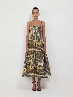 Sheike Feline Midi Dress Size AU 12 for rent on The Volte - image 1