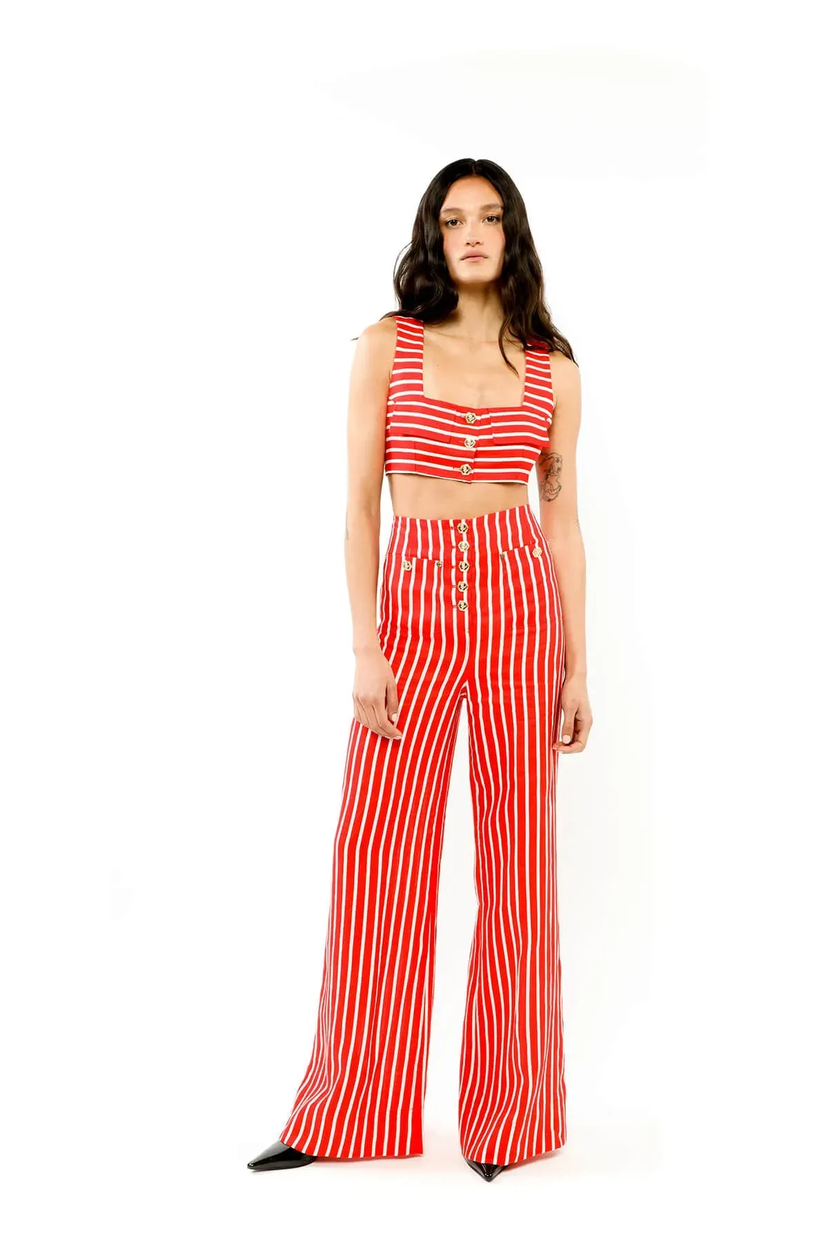 Alice by Alice Mccall Tatum Pant Red Size 14 for rent on The Volte - main image