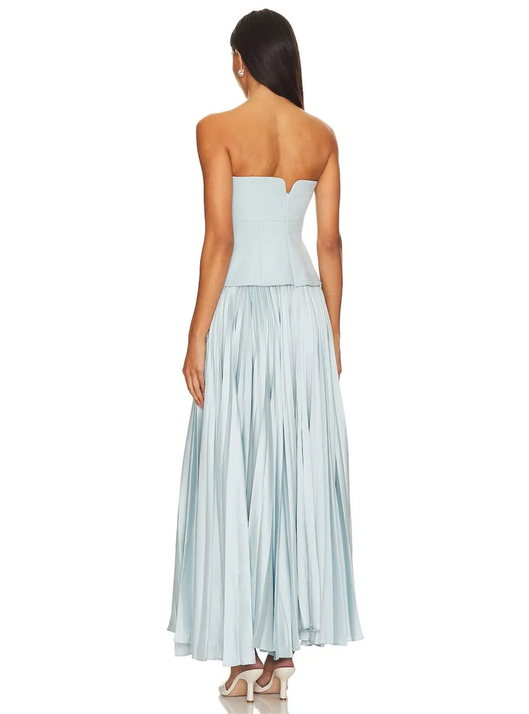 Acler Avonlea Midi Dress Celeste Blue Size 10 for rent on The Volte - main image