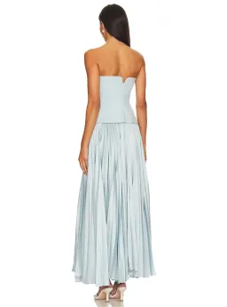 Acler Avonlea Midi Dress Celeste Blue Size 10 for rent on The Volte - image 2