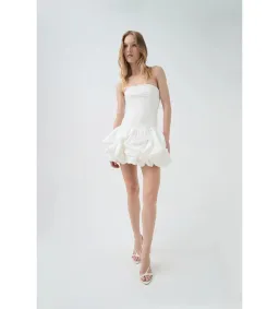 Aje Violette Bubble Mini White Size 8 for rent on The Volte - image 1