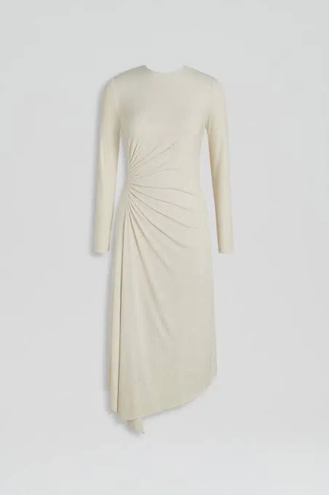 Scanlan Theodore Draped Tinsel Midi Vanilla Size 10 for rent on The Volte - main image