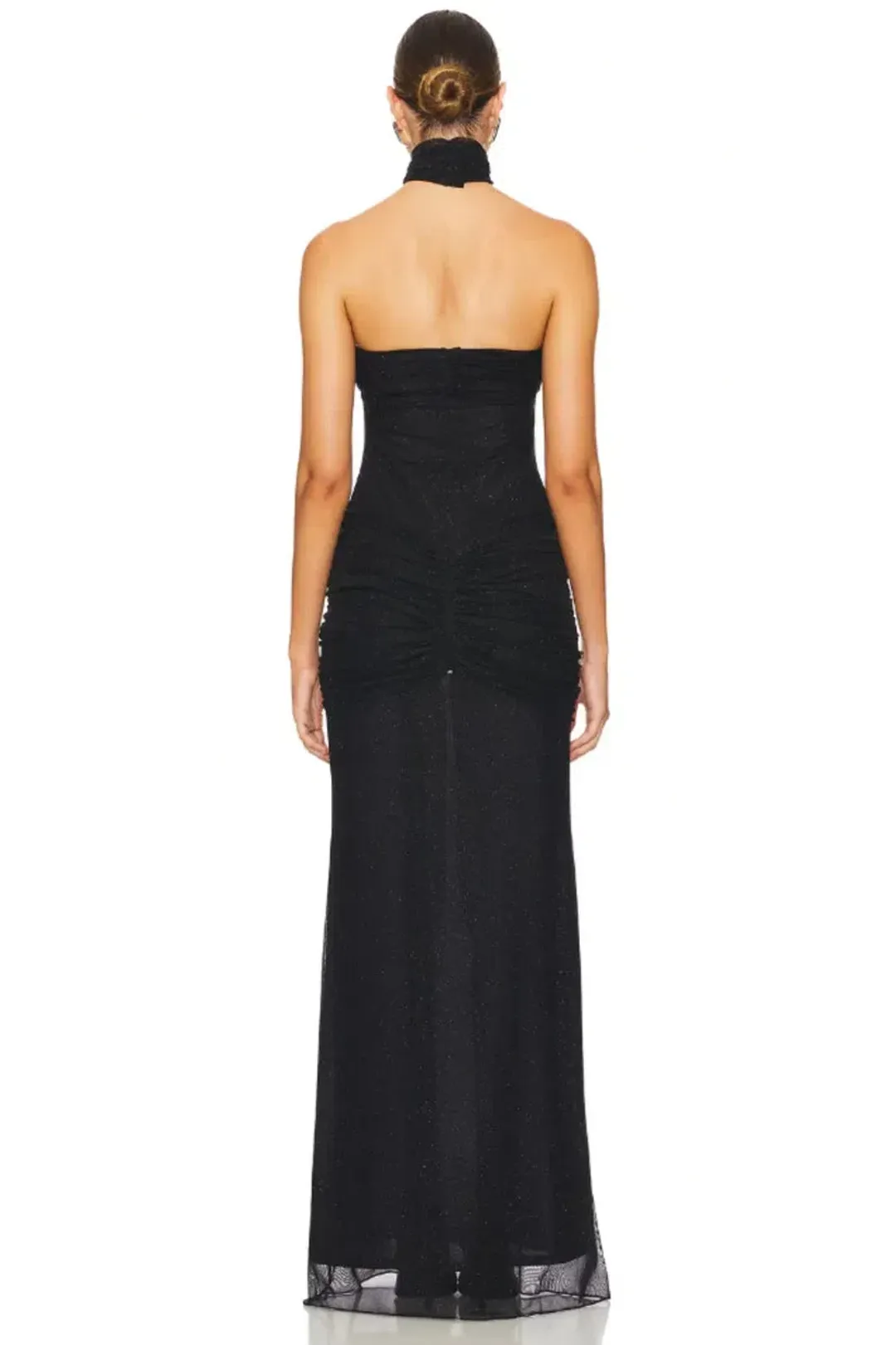 Mirror Palais Black Starlite Maxi Dress Size AU 10 for rent on The Volte - main image
