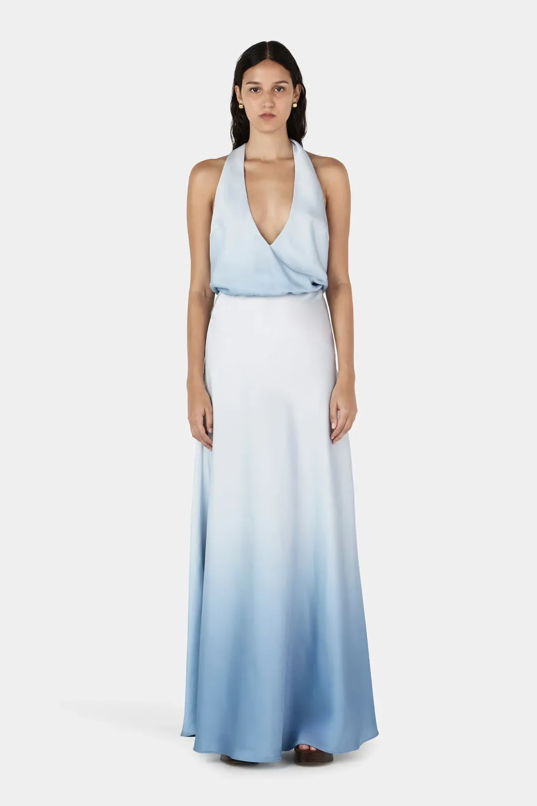 Hansen and Gretel Harper Halter Top Ocean Spray Size AU 12  for rent on The Volte - main image