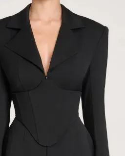 Eliya The Label Danni Blazer Mini Dress Black Size M AU 10 for rent on The Volte - image 7