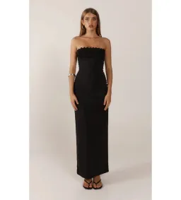 Ance Gria Margo Maxi Dress in Black Size AU 6 for rent on The Volte - image 1