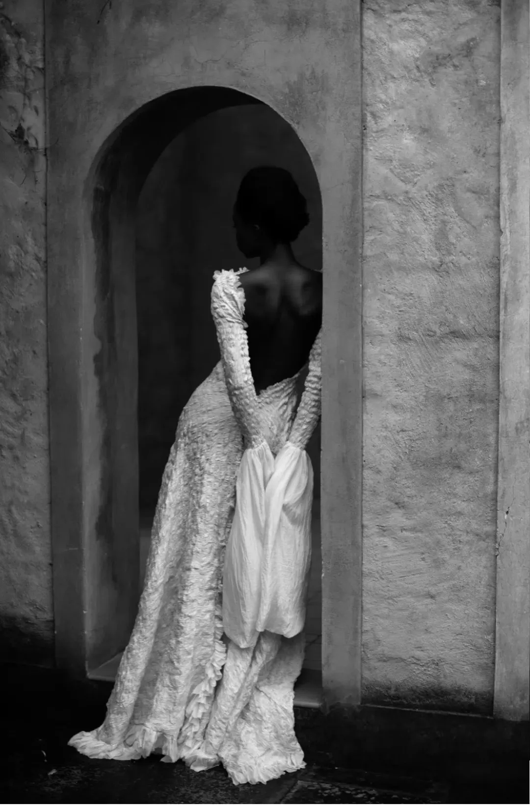 About Phaedra Pisces Gown Silk Maxi Natural Ivory Peach Size 8 for rent on The Volte - main image