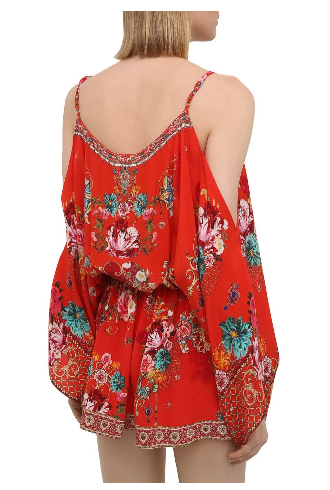 Camilla Drop Shoulder Playsuit Cameos Can Can Size S AU 10 for rent on The Volte - main image