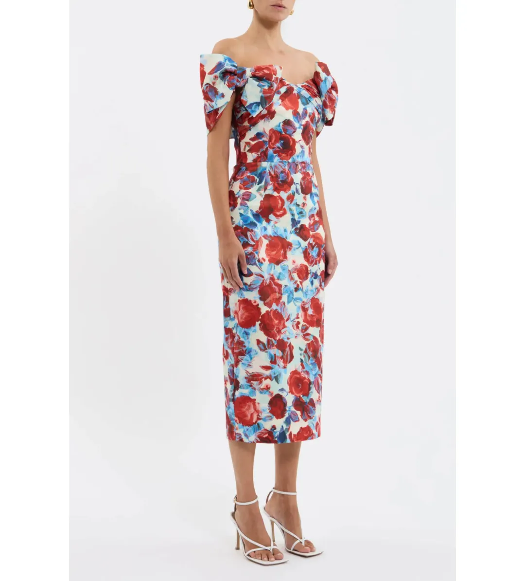 Rebecca Vallance Fleurette Midi Dress Floral Size 8 for rent on The Volte - main image