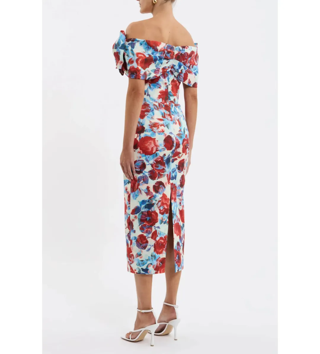 Rebecca Vallance Fleurette Midi Dress Floral Size 8 for rent on The Volte - main image