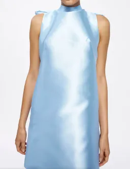 Effie Kats Jorja Mini dress in  Cornflower Blue Size AU 10 for rent on The Volte - image 3