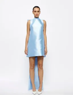 Effie Kats Jorja Mini dress in  Cornflower Blue Size AU 10 for rent on The Volte - image 1