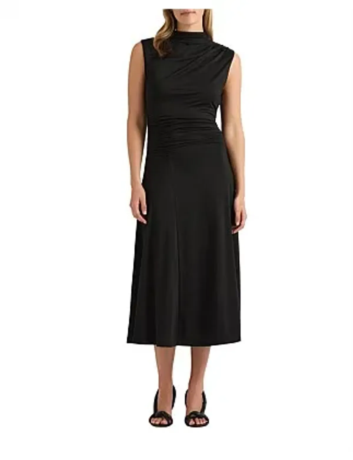 David Lawrence Copelyn Sparkle Jersey Dress Black Size 8/XS for rent on The Volte - main image
