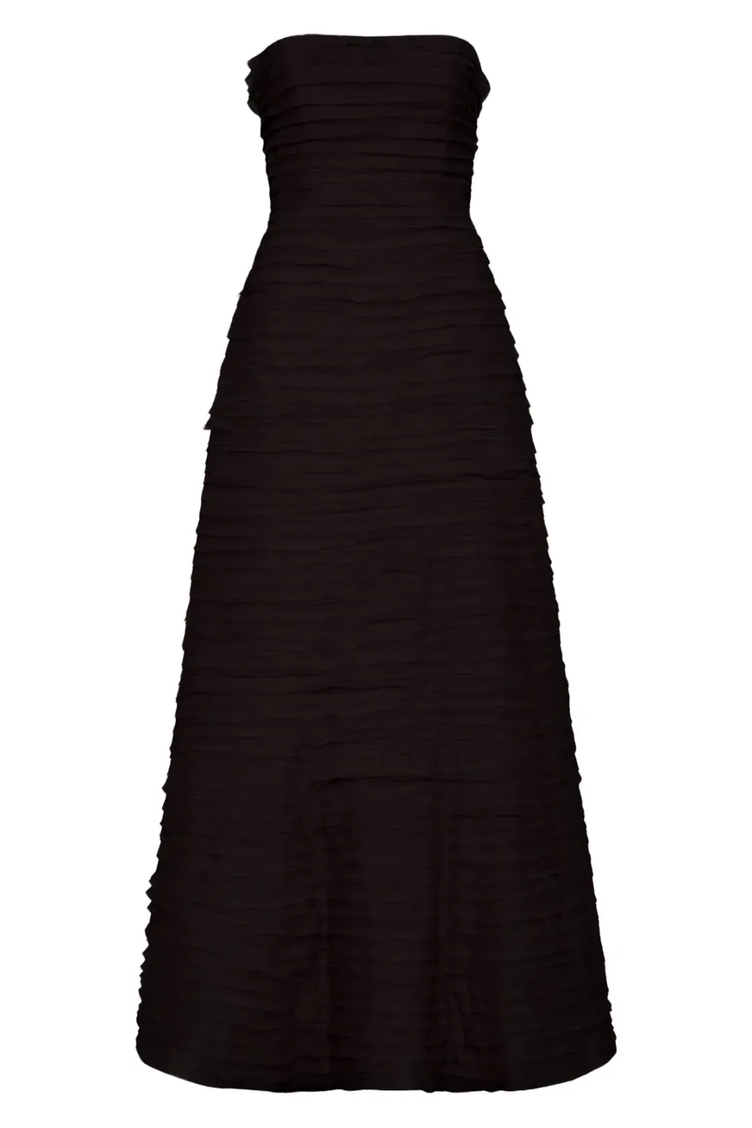 Aje Soundscape Maxi Dress Black Size 6 for rent on The Volte - main image