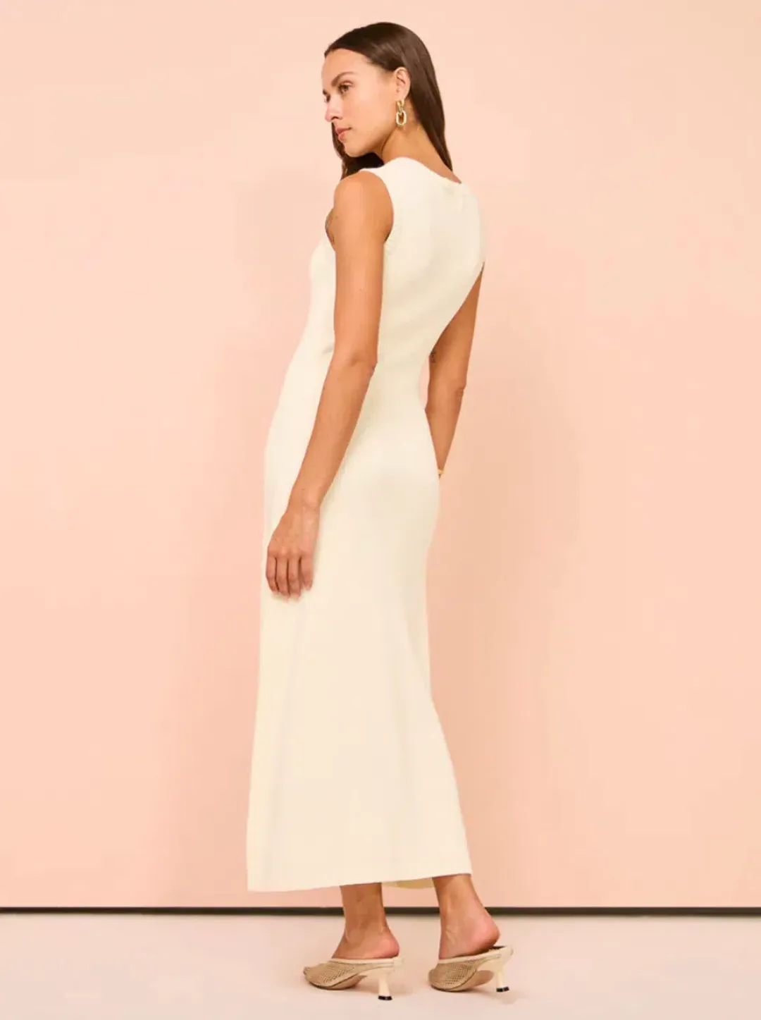 Anna Quan Jennie Dress in White Size AU 14 for rent on The Volte - main image