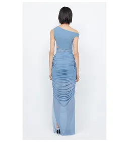 Bec and Bridge Whorl Asym Maxi Dress Meridian Blue Size AU 12 for rent on The Volte - image 4