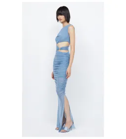 Bec and Bridge Whorl Asym Maxi Dress Meridian Blue Size AU 12 for rent on The Volte - image 2