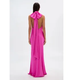 MISHA Evianna Satin Gown Pink Size 10 for rent on The Volte - image 4