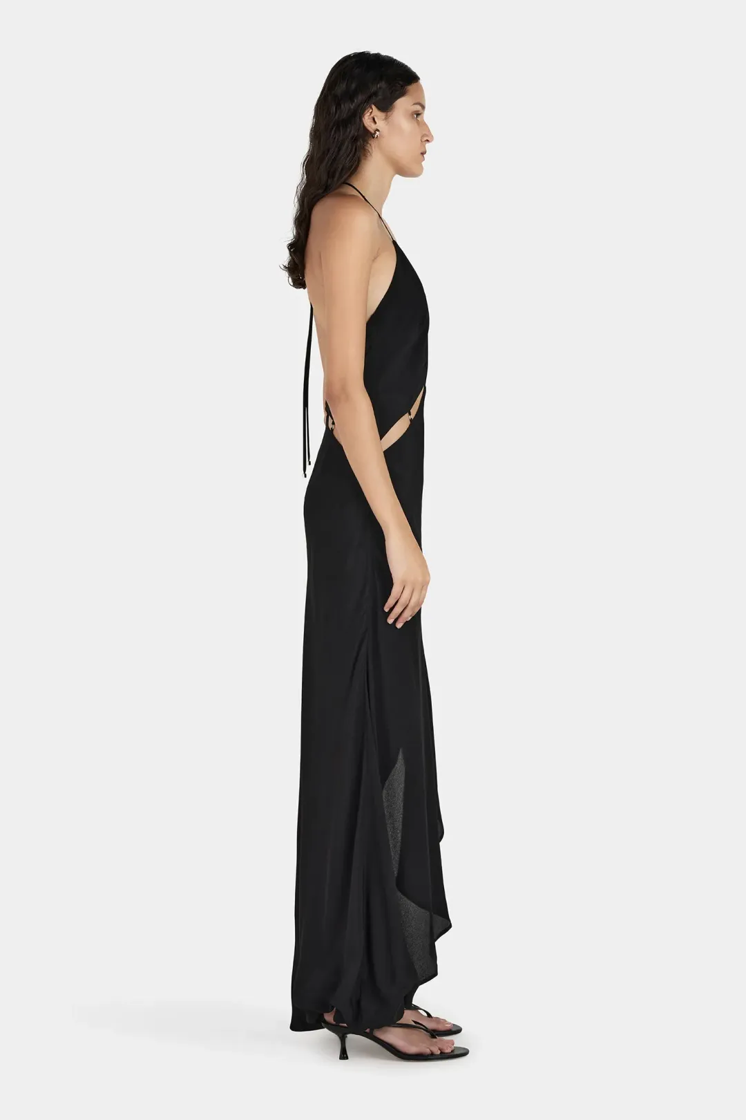 Hansen and Gretel Oscar Dress Black Size 6  for rent on The Volte - main image