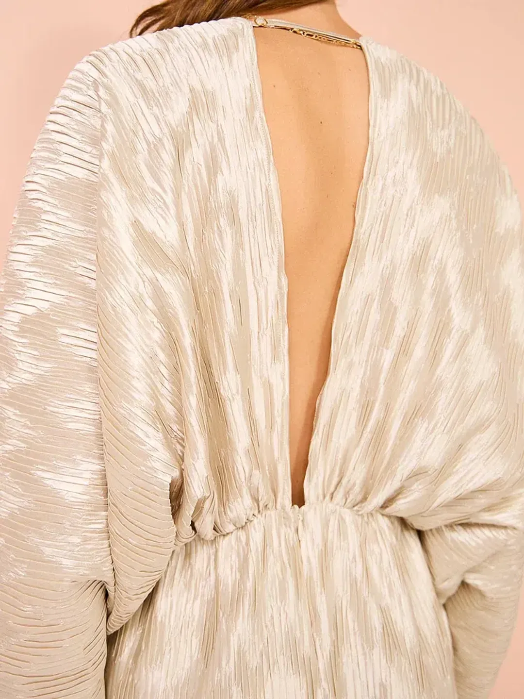 Lidee De Luxe Gown Champagne Maxi Size AU 10 for rent on The Volte - main image