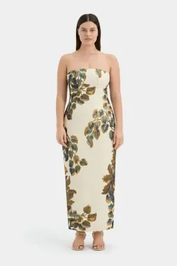 SIR Evalita Column Dress Midi Pine Valley Size AU 10 for rent on The Volte - image 1