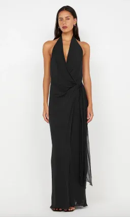 Bec Bridge Soneva Wrap Dress Black Size 8  for rent on The Volte - image 6