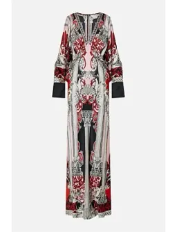 Camilla Plunge Neck Draped Shoulder Dress Size 16/XL for rent on The Volte - image 3