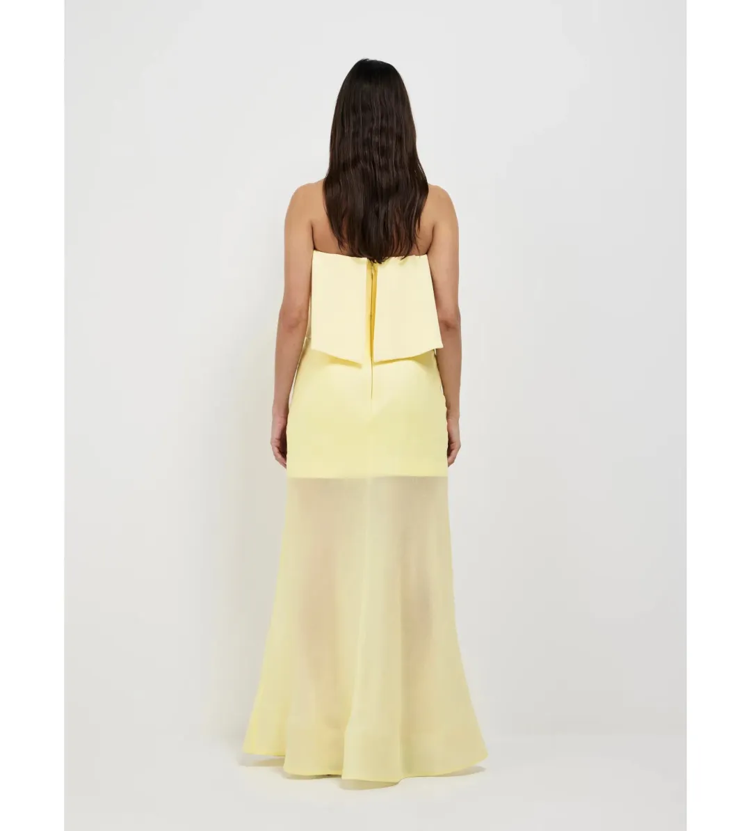 Sheike Gemini Maxi Dress Yellow Size AU 10 for rent on The Volte - main image